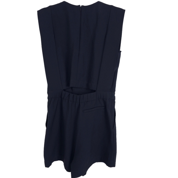 IRO Ovide High Neck Structured Romper Black size 34 US 4 - Picture 2 of 12